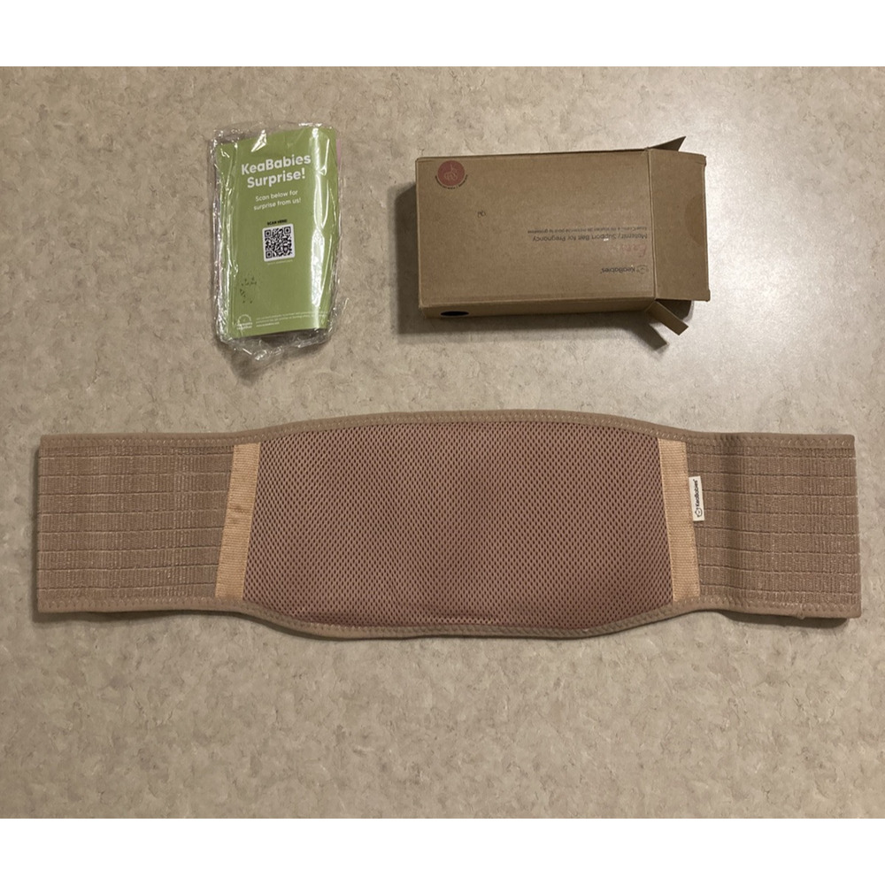 Ease KeaBabies Maternity Support Belt For Pregnancy XL Beige Fits 27.5"-63"